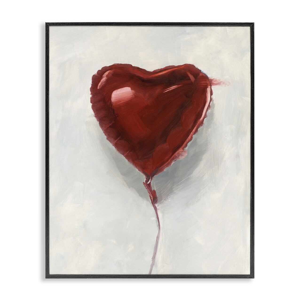Stupell Industries Heart Shaped Balloon Framed Giclee, design by Ethan Harper